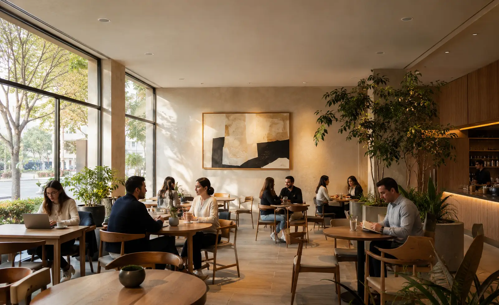 Audio ambiental para comedor de cafetería DG Audiosound